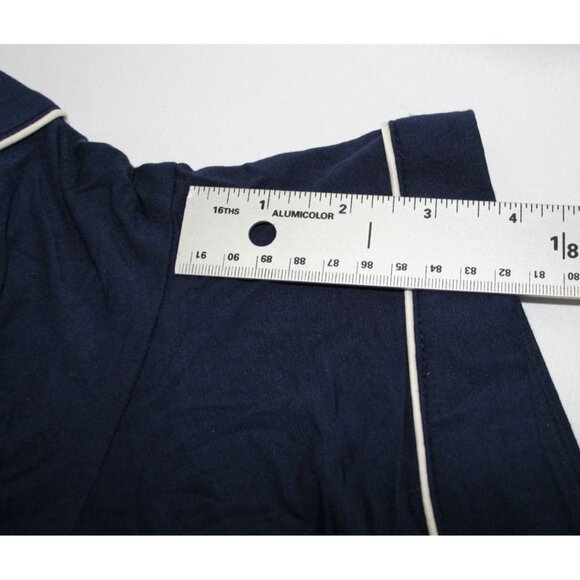 The Company Store Navy Tencel Modal Pajama Shorts Set XXL NWT Comfy Sustainable - Picture 10 of 10